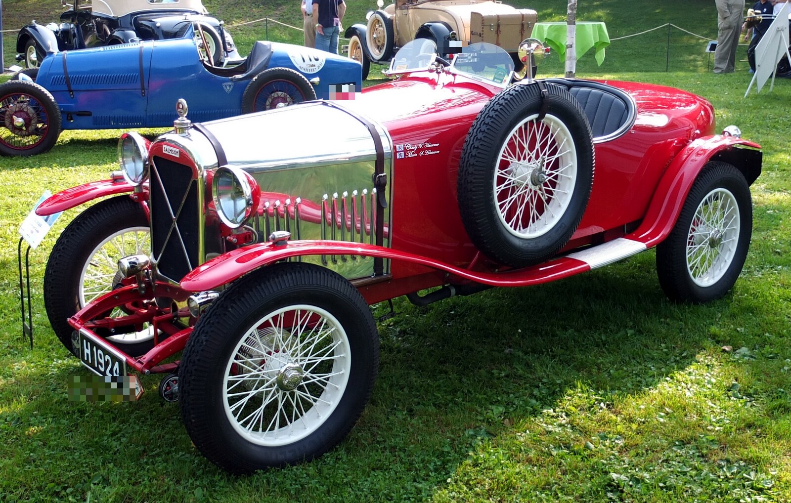Ein Salmson VAL 3 ?Grand Sport?, Baujahr 1924, ist beim Concours d?�l�gance in Mondorf-les-Bains in Luxemburg zu sehen. Die Aufnahme entstand am 26. August 2017.