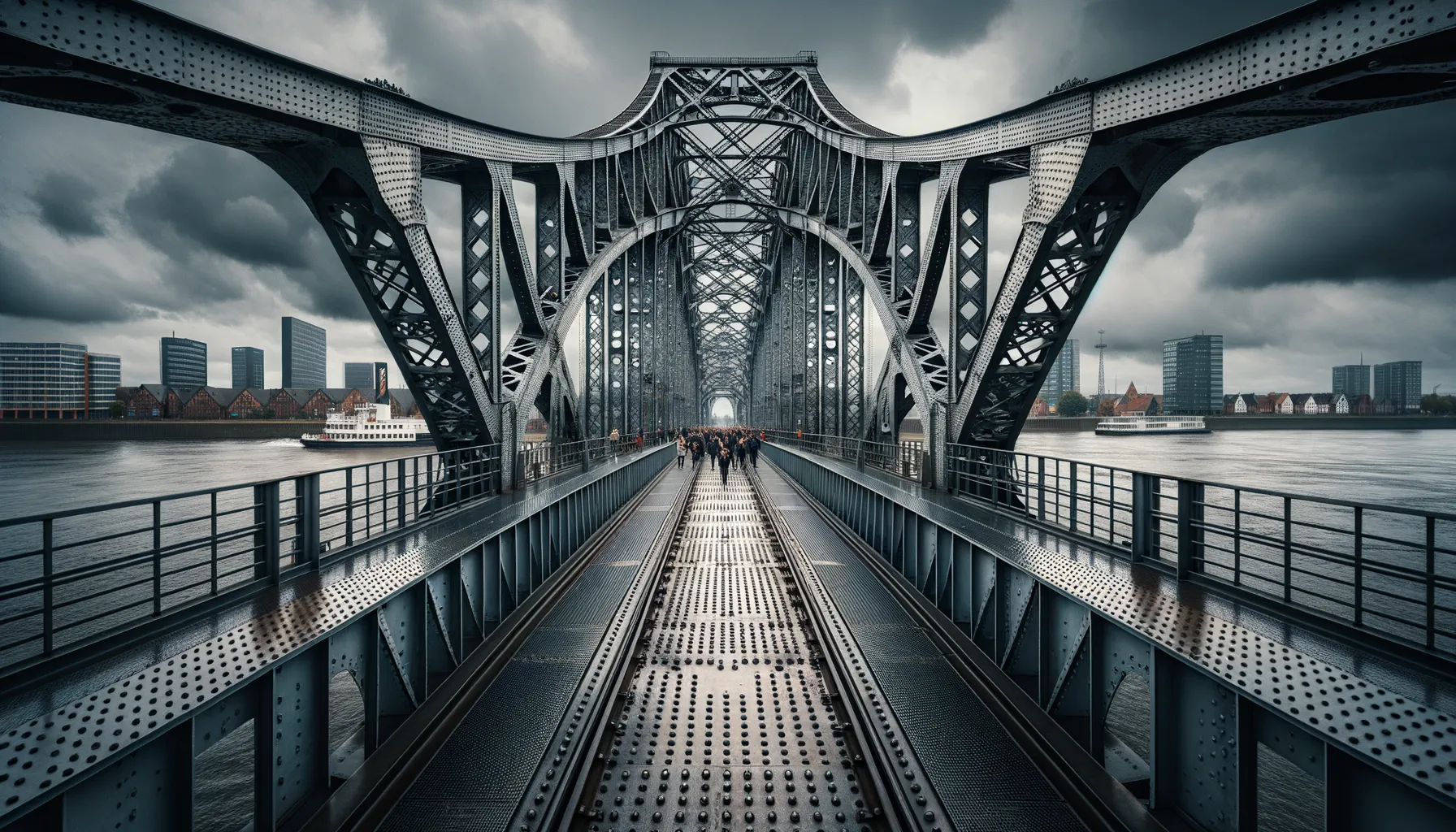 Stahlbrücke in Duisburg: Ingenieurskunst des frühen 20. Jahrhunderts