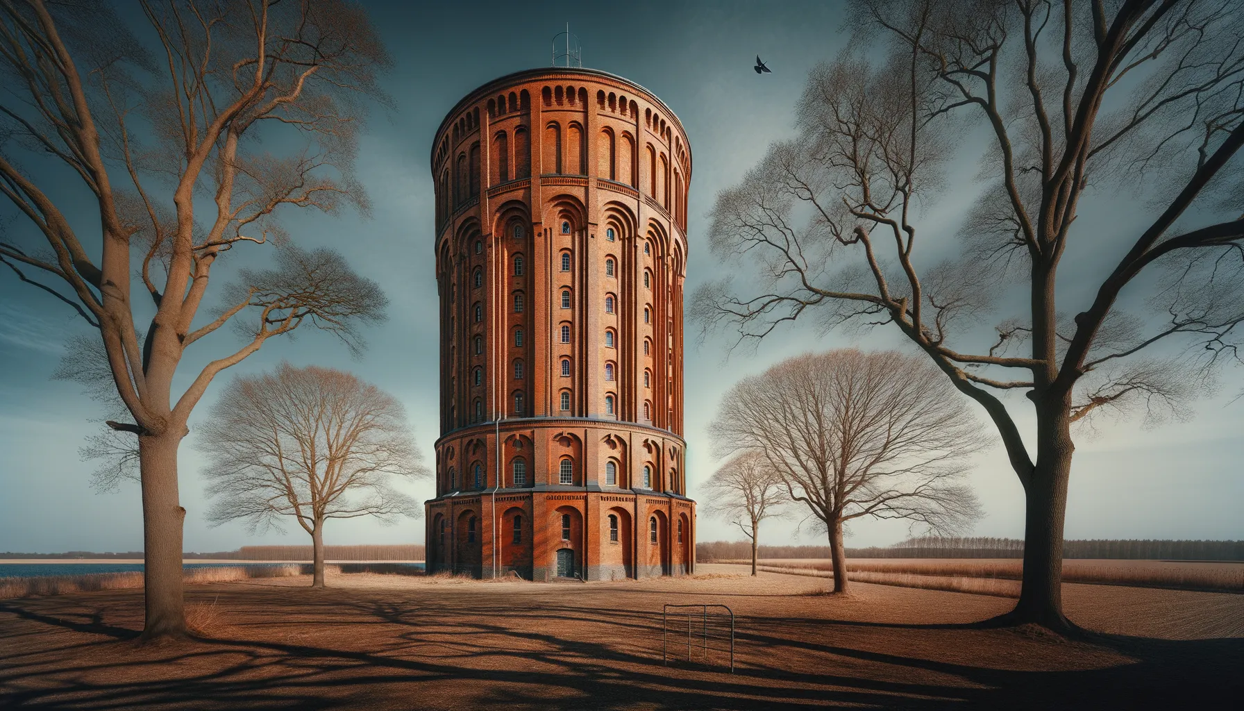 Backstein-Wasserturm in Brandenburg: Architektur des frühen 20. Jahrhunderts