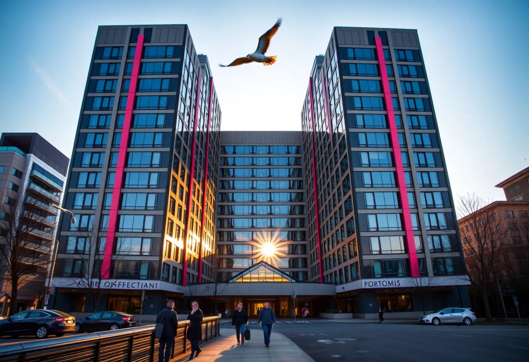 Postmodernes Hochhaus von Michael Graves in Portland: Architektur und städtische Umgebung