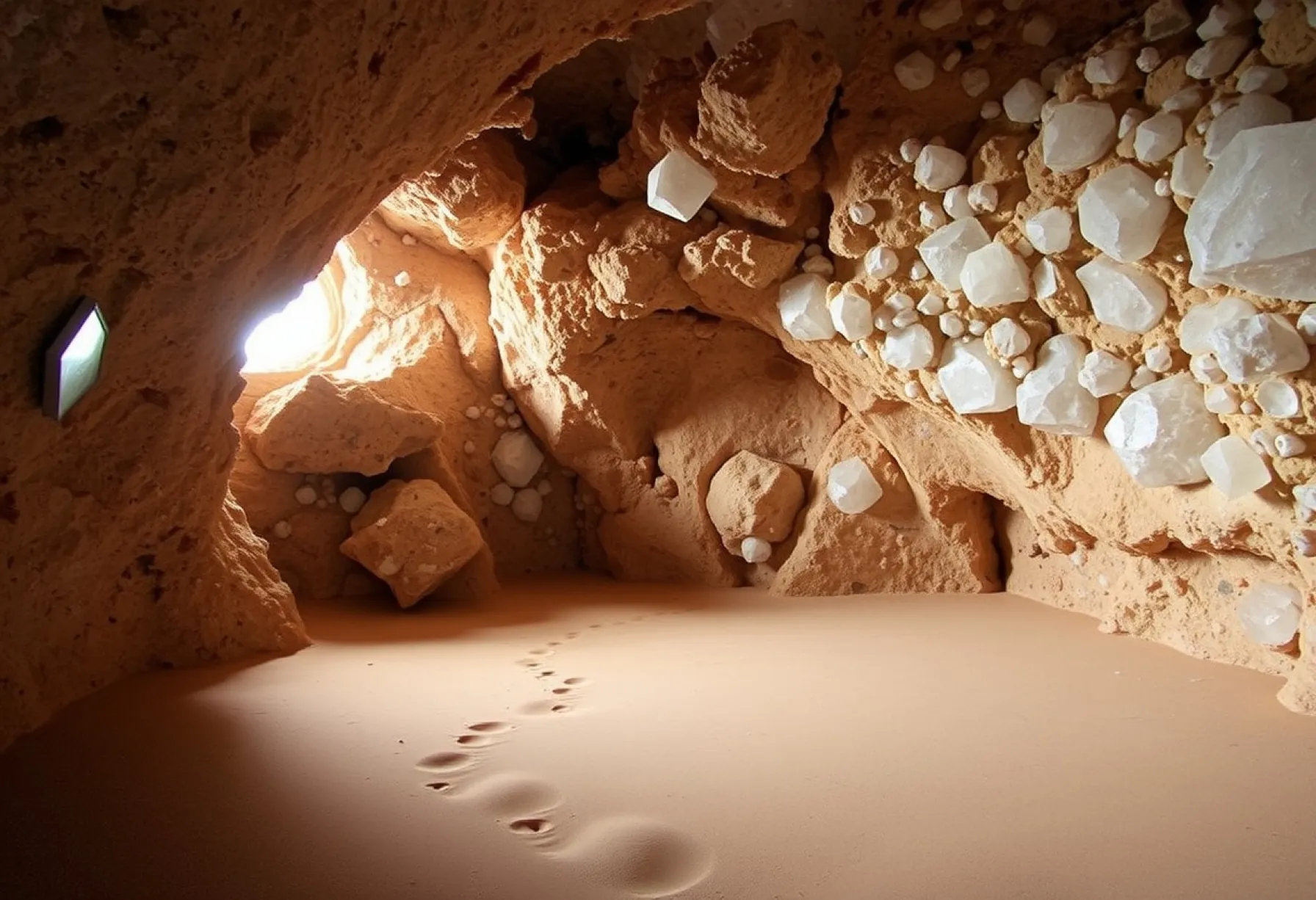 Kristallhöhle in Süd-Island: Geologie, Struktur und natürliche Phänomene