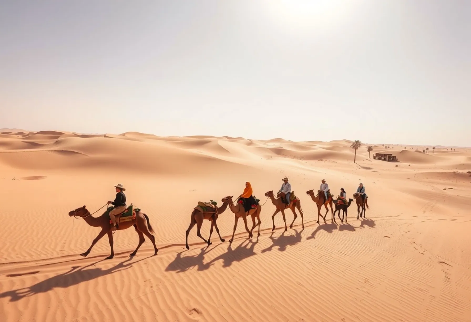 Karawane in der Sahara: Momentaufnahme einer Wüstenreise