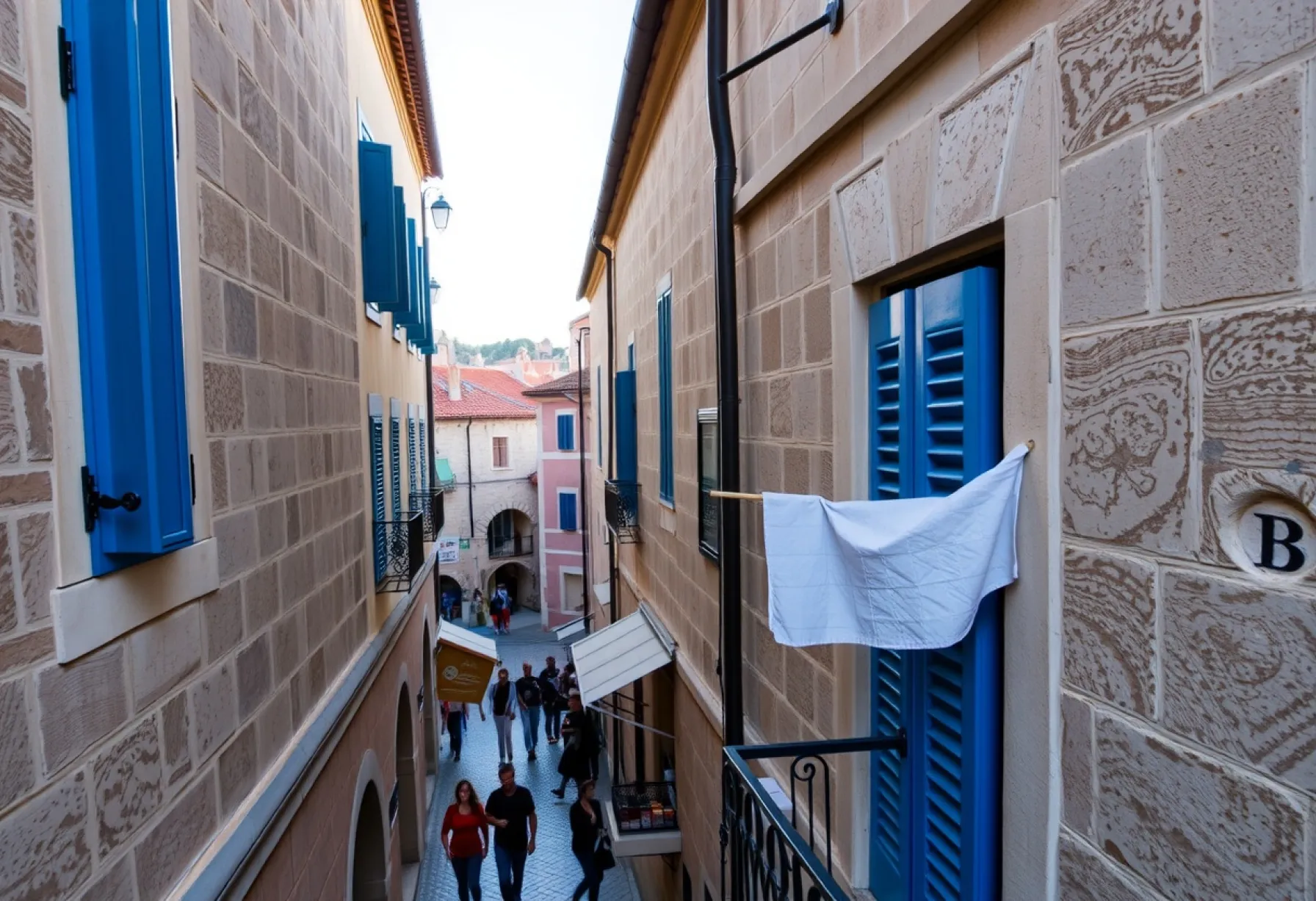 Historische Altstadt von Dubrovnik: Architektur und Alltag im späten Nachmittagslicht