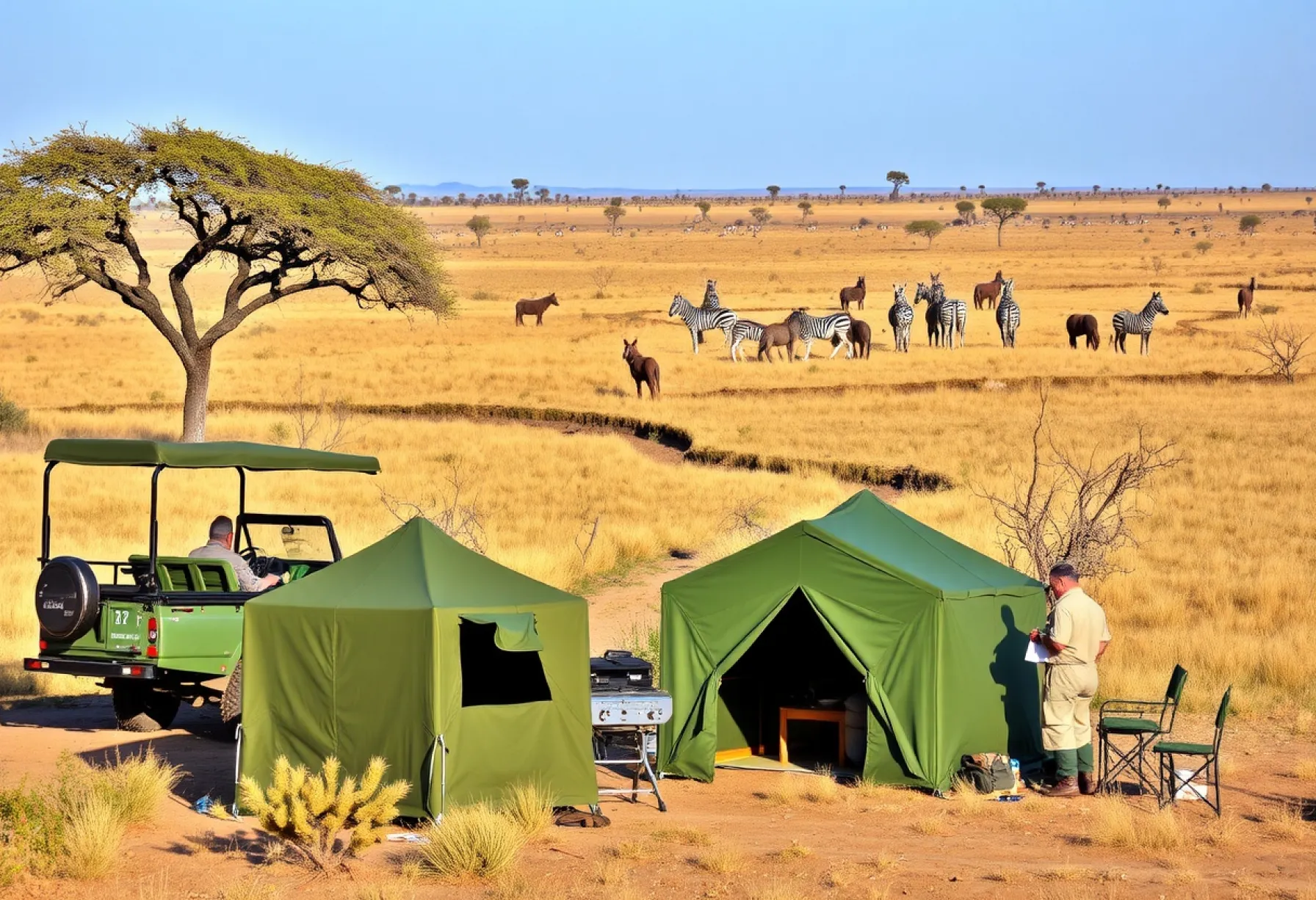 Safari-Camp in der Serengeti: Einblick in die Wildnis Tansanias