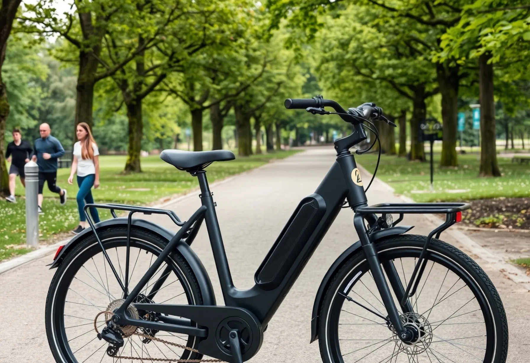 E-Bike im Kopenhagener Park: Symbol urbaner Mobilität und Nachhaltigkeit