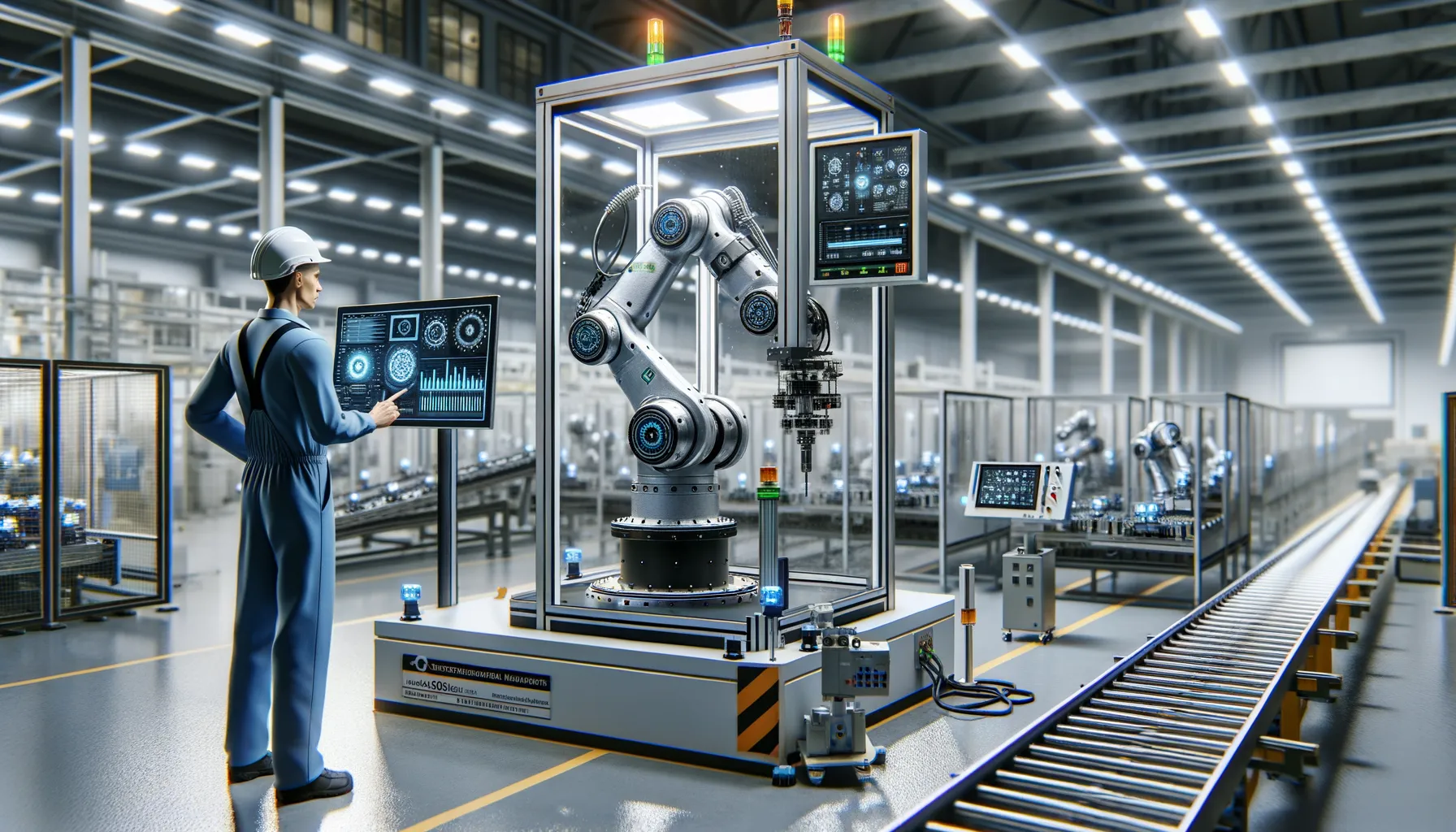 Integration von KI und Robotik in der modernen Fertigungsindustrie: Einblicke in die Effizienzsteigerung durch Automatisierung und Echtzeitdatenüberwachung
