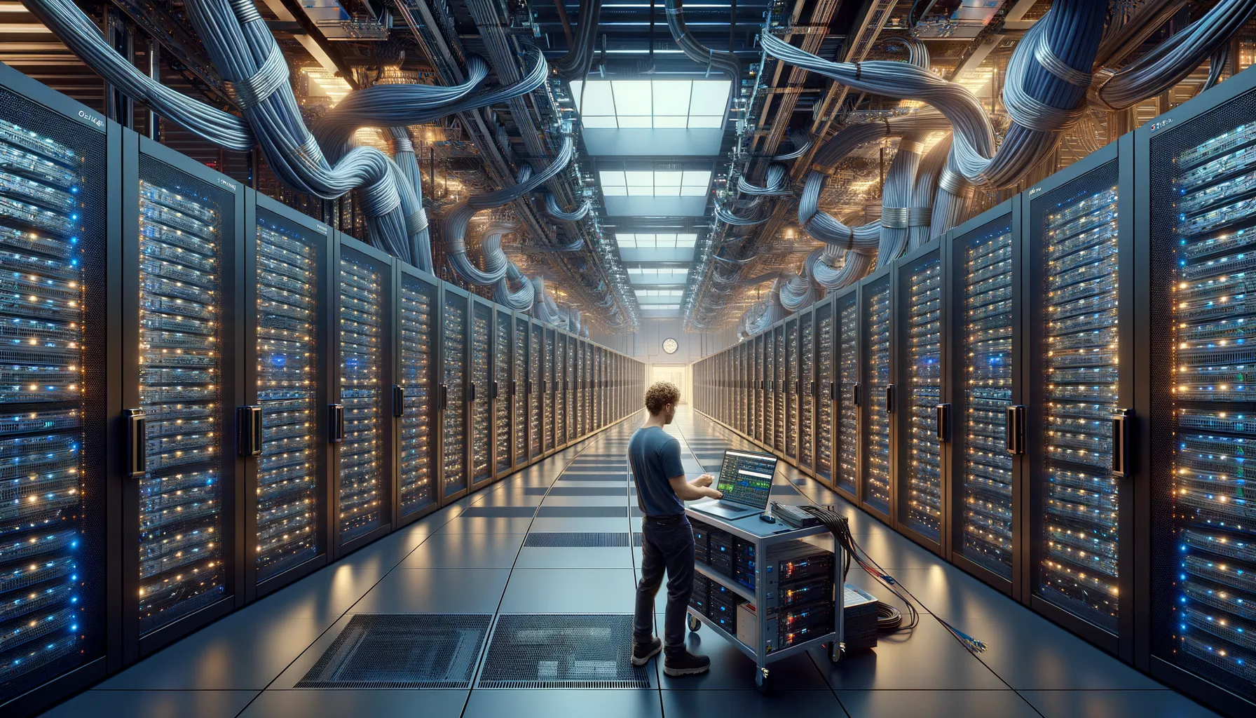 Einblicke in die Struktur und Funktionsweise eines Rechenzentrums im Silicon Valley