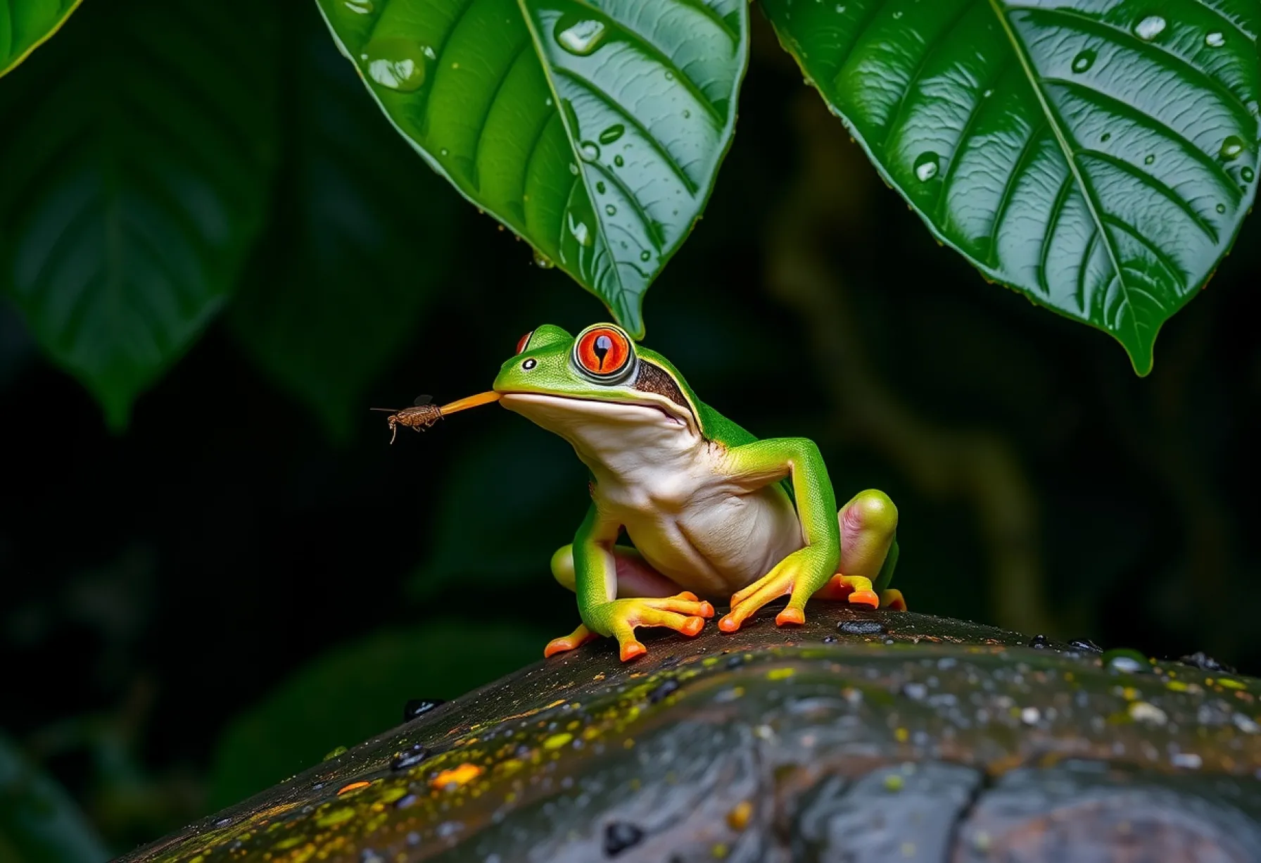 Laubfrosch im Regenwald von Costa Rica: Beobachtungen und Details