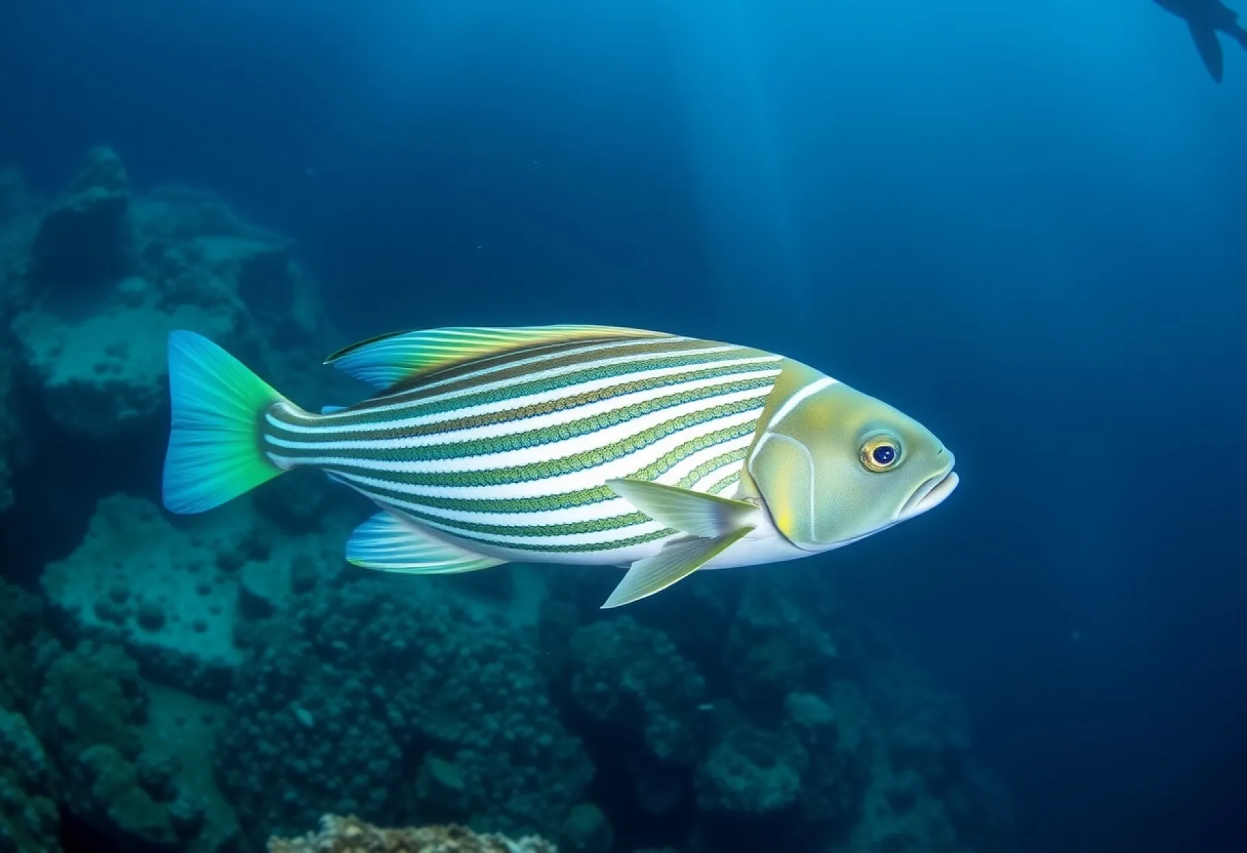 Kaiserfisch im Great Barrier Reef: Farbenpracht und Korallenvielfalt