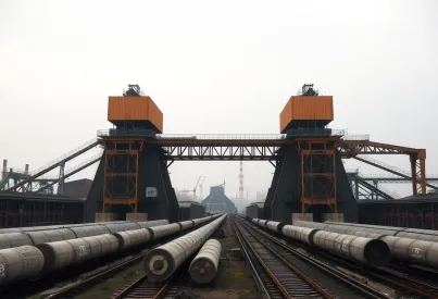 Industrielles Erbe: Hochofenkomplex der 1970er Jahre im Ruhrgebiet