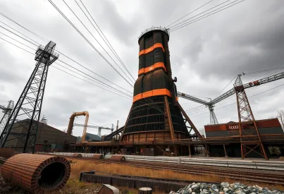 Verlassener Hochofen im Ruhrgebiet: Zeugnis industrieller Vergangenheit
