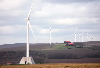 Windkraftanlagen in Norddeutschland: Stillstand und Landschaftsprägung