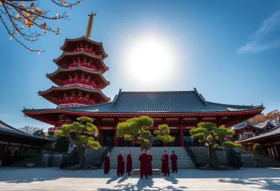 Architektur und Spiritualität: Eine Pagode der Edo-Zeit in Japan