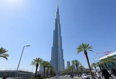 Der Burj Khalifa in Dubai: Architektur und städtische Entwicklung im Bild