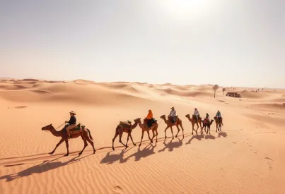Karawane in der Sahara: Momentaufnahme einer Wüstenreise