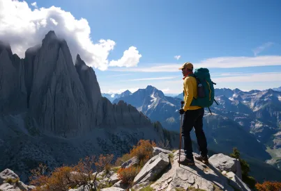 Wanderung auf einem Hochgebirgspfad in den Dolomiten: Natur, Landschaft und Ausrüstung im Fokus