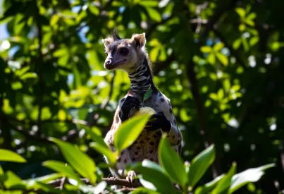 Kapuzineraffe im Regenwald von Costa Rica: Eine Momentaufnahme der Natur