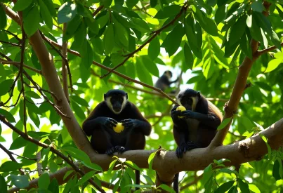 Kapuzineraffen im Amazonas-Regenwald: Eine Beobachtung ihrer natürlichen Umgebung und Verhaltensweisen
