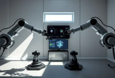 Präzisionsarbeit: Roboterarme in der automatisierten Montage mit moderner Technologie