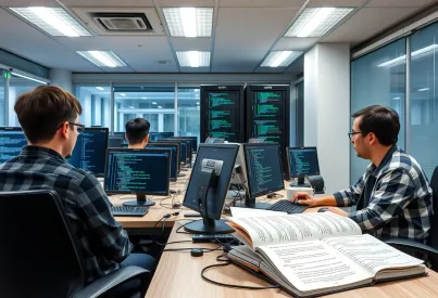 Entwicklung von Algorithmen zur Verarbeitung natürlicher Sprache in einem Tokioter Büro