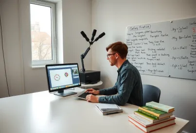 Forschung im Labor: Nutzung von Spracherkennungstechnologie und Datenanalyse-Software