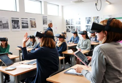 Einsatz von Virtual Reality im Geschichtsunterricht an einer Schule in Helsinki