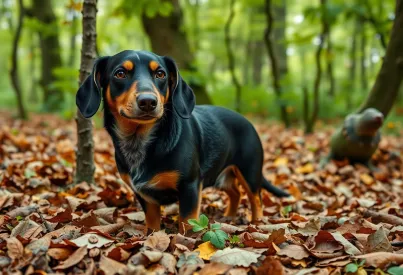 Europäischer Dachs im Laubwald bei Münster: Einblick in seine natürliche Umgebung
