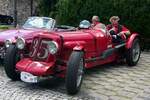 Ein Alvis Speed 20 4,3 Litre Special, Baujahr 1935, mit 4300 cm� Hubraum und 140 PS, ist bei der Oldtimer-Rallye ?2000 km durch Deutschland? in Montabaur zu sehen. Die Aufnahme entstand am 22. Juli 2007. Der Londoner Automobilh�ndler und Rennfahrer Charles Follett (1899?1982) lie� auf sogenannten Rolling Chassis von Alvis und anderen Marken in verschiedenen Karosseriewerkst�tten exklusive, sportliche Karosserien bauen. Diese Karosserie des Alvis Speed 20 4,3 Litre Special stammt wahrscheinlich von Vanden Plas in England.