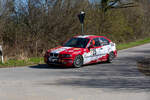 Ein BMW Compact E46 ist bei der Sonderpr�fung 1 der 40.
