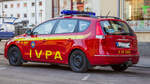 Am 30. November 2014 entstand in Hedemora in der schwedischen Provinz Dalarna diese Aufnahme eines Hyundai i30 FD von 2009, der als mutma�liches Rettungsdienstfahrzeug genutzt wird.