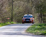 Ein Opel Corsa ist bei der Sonderpr�fung 1 der 40.