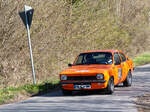 Ein Opel Kadett ist bei der Sonderpr�fung 1 der 18. ADAC Stormarn Classic Rallye in L�tjensee, Schleswig-Holstein, zu sehen. Die Aufnahme entstand am 5. April 2025.