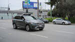A self driving Volvo XC90 by Uber seen in San Francisco.